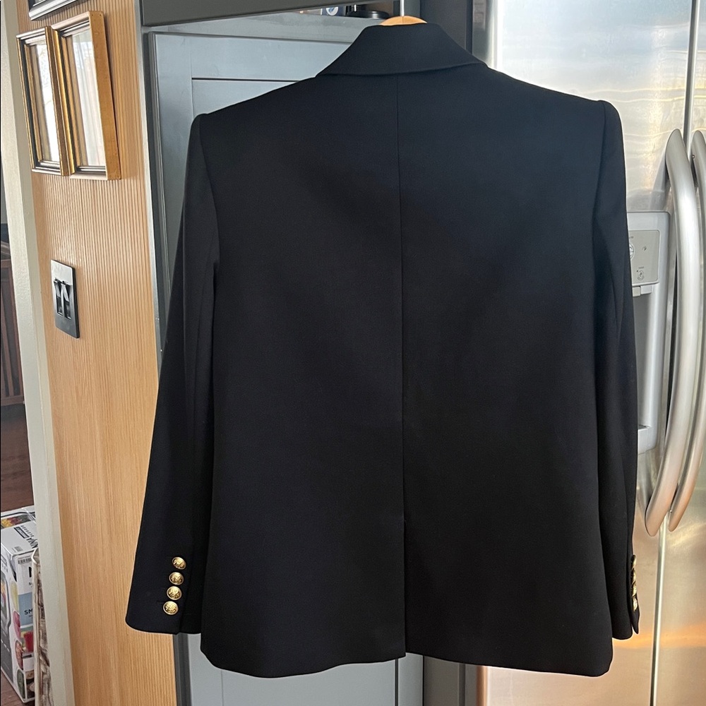 Alice + Olivia Black Blazer with Gold Buttons - Picture 8 of 8